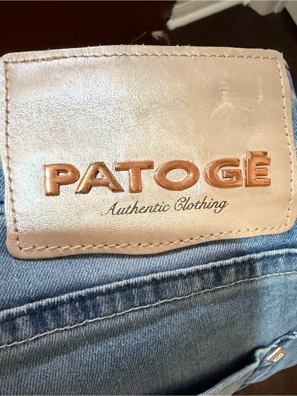 Patogê Brazilian Flare Jeans Light Wash Denim 44 - Picture 4 of 10